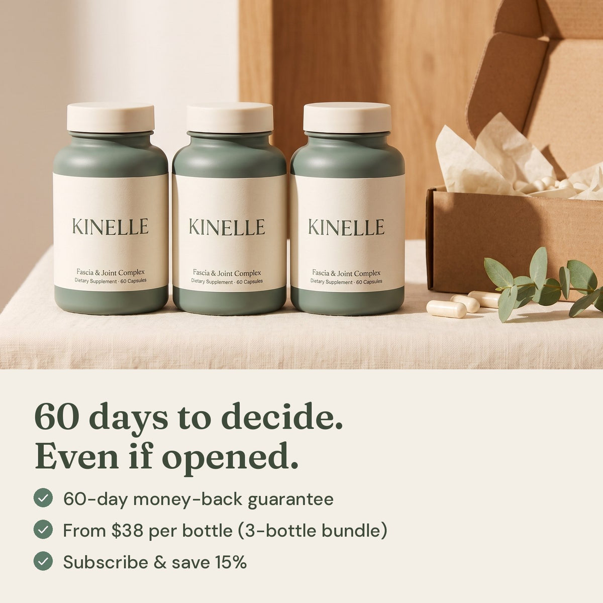 60 days to decide, even if opened